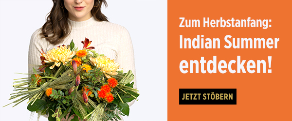 Zum Herbstanfang einen saisonalen Blumengruß senden!
