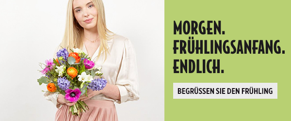 Sende Blumen zum Frühlingsanfang!