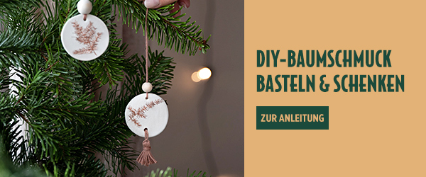 Weihnachtsbaum-Deko selber basteln & verschenken!
