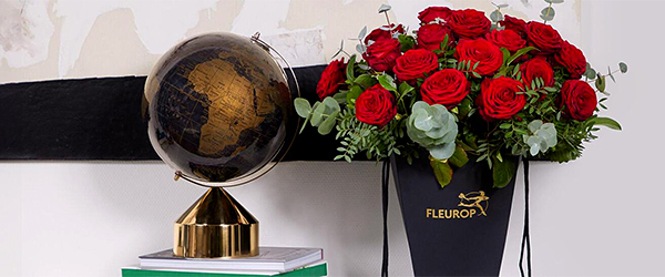 Weltweit Blumen zum Valentinstag senden